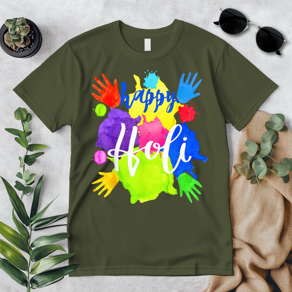 Happy Holi India Hindu Festival Premium T-Shirt