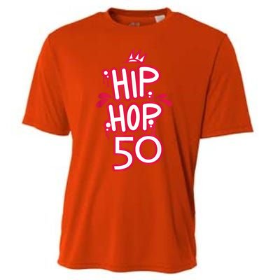 Hip Hop Is 50 50th Anniversary Retro Graffiti Old School Cooling Performance Crew T-Shirt