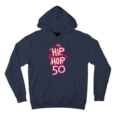 Hip Hop Is 50 50th Anniversary Retro Graffiti Old School Hoodie