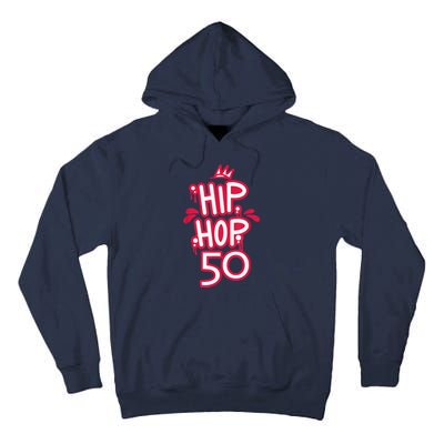 Hip Hop Is 50 50th Anniversary Retro Graffiti Old School Tall Hoodie