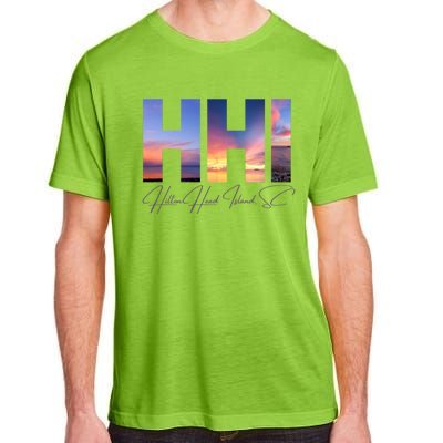 Hilton Head Island South Carolina Gift Sunset Gift Family Trip Gift Adult ChromaSoft Performance T-Shirt