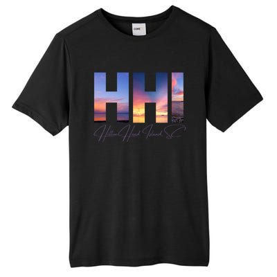 Hilton Head Island South Carolina Gift Sunset Gift Family Trip Gift Tall Fusion ChromaSoft Performance T-Shirt