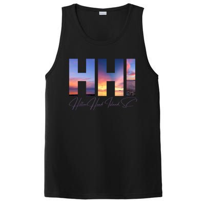 Hilton Head Island South Carolina Gift Sunset Gift Family Trip Gift PosiCharge Competitor Tank