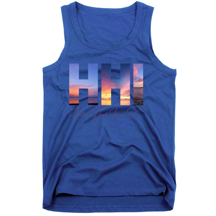 Hilton Head Island South Carolina Gift Sunset Gift Family Trip Gift Tank Top