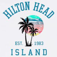 Hilton Head Island South Carolina Beach Palm Trees Summer Hat
