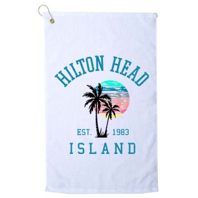 Hilton Head Island South Carolina Beach Palm Trees Summer Golf Towel