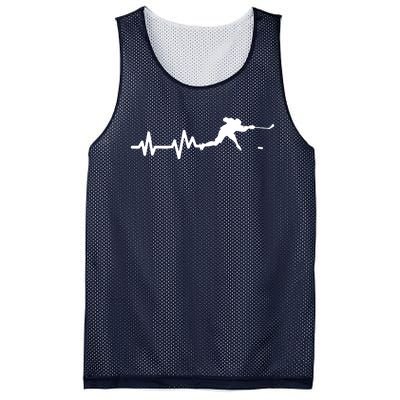 Hockey HeartBeat | Ice Hockey Player Gift Mesh Reversible Basketball Jersey Tank