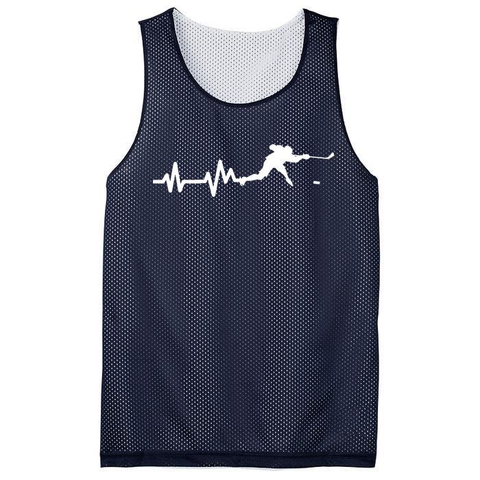 Hockey HeartBeat | Ice Hockey Player Gift Mesh Reversible Basketball Jersey Tank