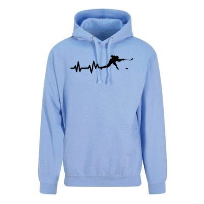 Hockey HeartBeat | Ice Hockey Player Gift Unisex Surf Hoodie