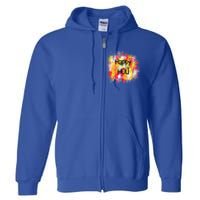 Happy Holi Indian Colorful Festival Of Colors Festive Party Gift Full Zip Hoodie