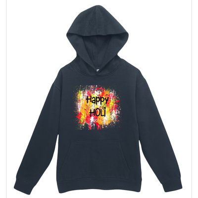 Happy Holi Indian Colorful Festival Of Colors Festive Party Gift Urban Pullover Hoodie