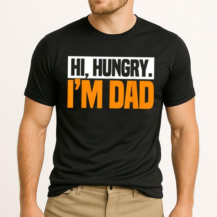 Hi Hungry I'm Dad Jokes Father's Day Gift Cooling Performance Crew T-Shirt