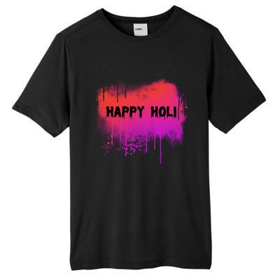 Happy Holi Indian Festival Of Colors 2021 Gift Tall Fusion ChromaSoft Performance T-Shirt