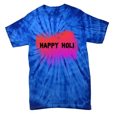 Happy Holi Indian Festival Of Colors 2021 Gift Tie-Dye T-Shirt