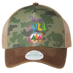 Happy Holi Indian's Colourful Festival Gift Cool Gift Legacy Tie Dye Trucker Hat