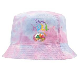 Happy Holi Indian's Colourful Festival Gift Cool Gift Tie-Dyed Bucket Hat