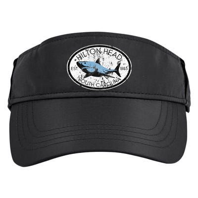 Hilton Head Island South Carolina Fishing Shark Fish Beach Adult Drive Performance Visor