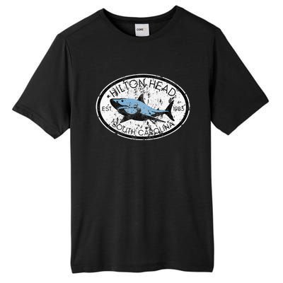 Hilton Head Island South Carolina Fishing Shark Fish Beach Tall Fusion ChromaSoft Performance T-Shirt