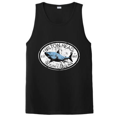 Hilton Head Island South Carolina Fishing Shark Fish Beach PosiCharge Competitor Tank