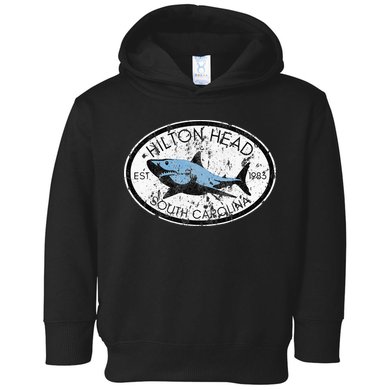 Hilton Head Island South Carolina Fishing Shark Fish Beach Toddler Hoodie