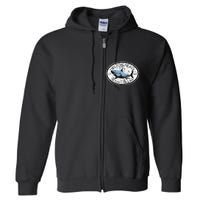 Hilton Head Island South Carolina Fishing Shark Fish Beach Full Zip Hoodie