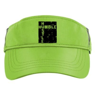 Humble Hustle Inspirational Motivational Entrepreneur Quote Gift Adult Drive Performance Visor