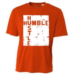 Humble Hustle Inspirational Motivational Entrepreneur Quote Gift Cooling Performance Crew T-Shirt