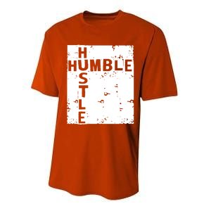 Humble Hustle Inspirational Motivational Entrepreneur Quote Gift Performance Sprint T-Shirt