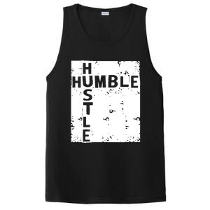 Humble Hustle Inspirational Motivational Entrepreneur Quote Gift PosiCharge Competitor Tank