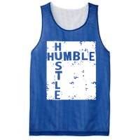 Humble Hustle Inspirational Motivational Entrepreneur Quote Gift Mesh Reversible Basketball Jersey Tank