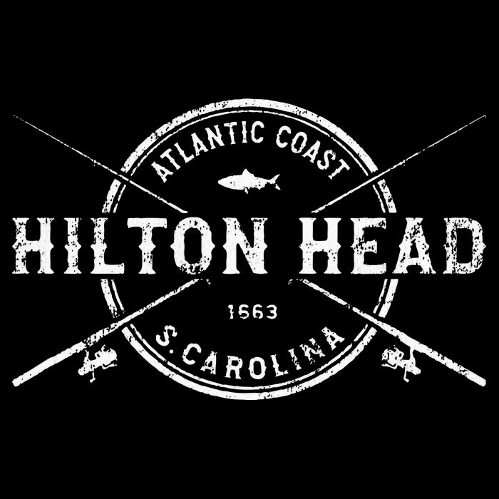 Hilton Head Island Sc Vintage Crossed Fishing Rods Bag