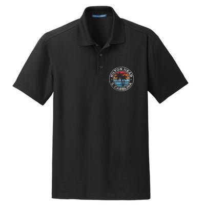 Hilton Head Island South Carolina Dry Zone Grid Polo