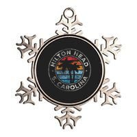 Hilton Head Island South Carolina Metallic Star Ornament