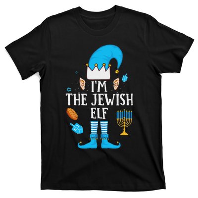 Happy Hanukkah IM The Jewish Elf Family Christmas Pajama T-Shirt