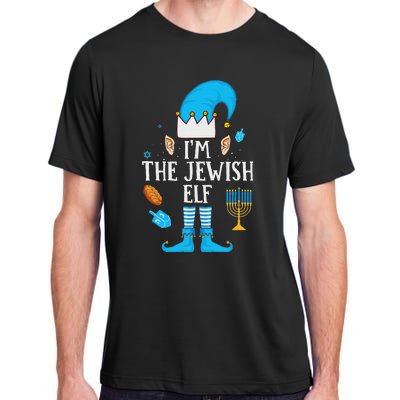 Happy Hanukkah IM The Jewish Elf Family Christmas Pajama Adult ChromaSoft Performance T-Shirt