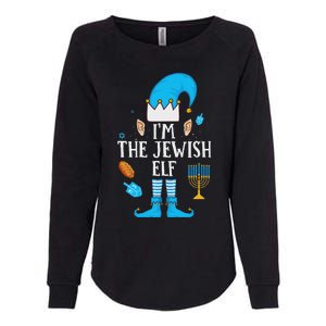 Happy Hanukkah IM The Jewish Elf Family Christmas Pajama Womens California Wash Sweatshirt