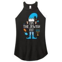 Happy Hanukkah IM The Jewish Elf Family Christmas Pajama Women's Perfect Tri Rocker Tank