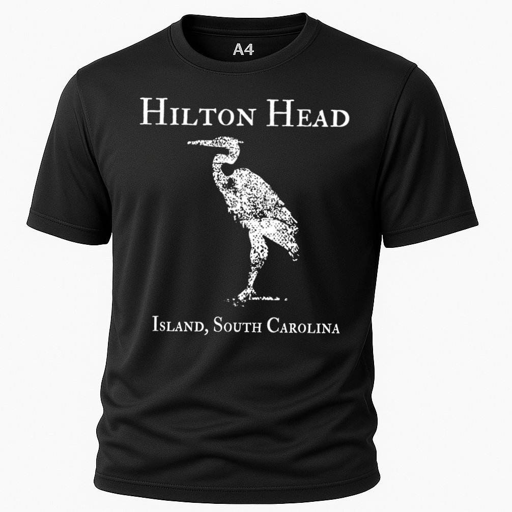 Hilton Head Island Crane Family Vacation Gift Cooling Performance Crew T-Shirt
