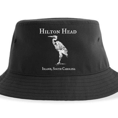 Hilton Head Island Crane Family Vacation Gift Sustainable Bucket Hat