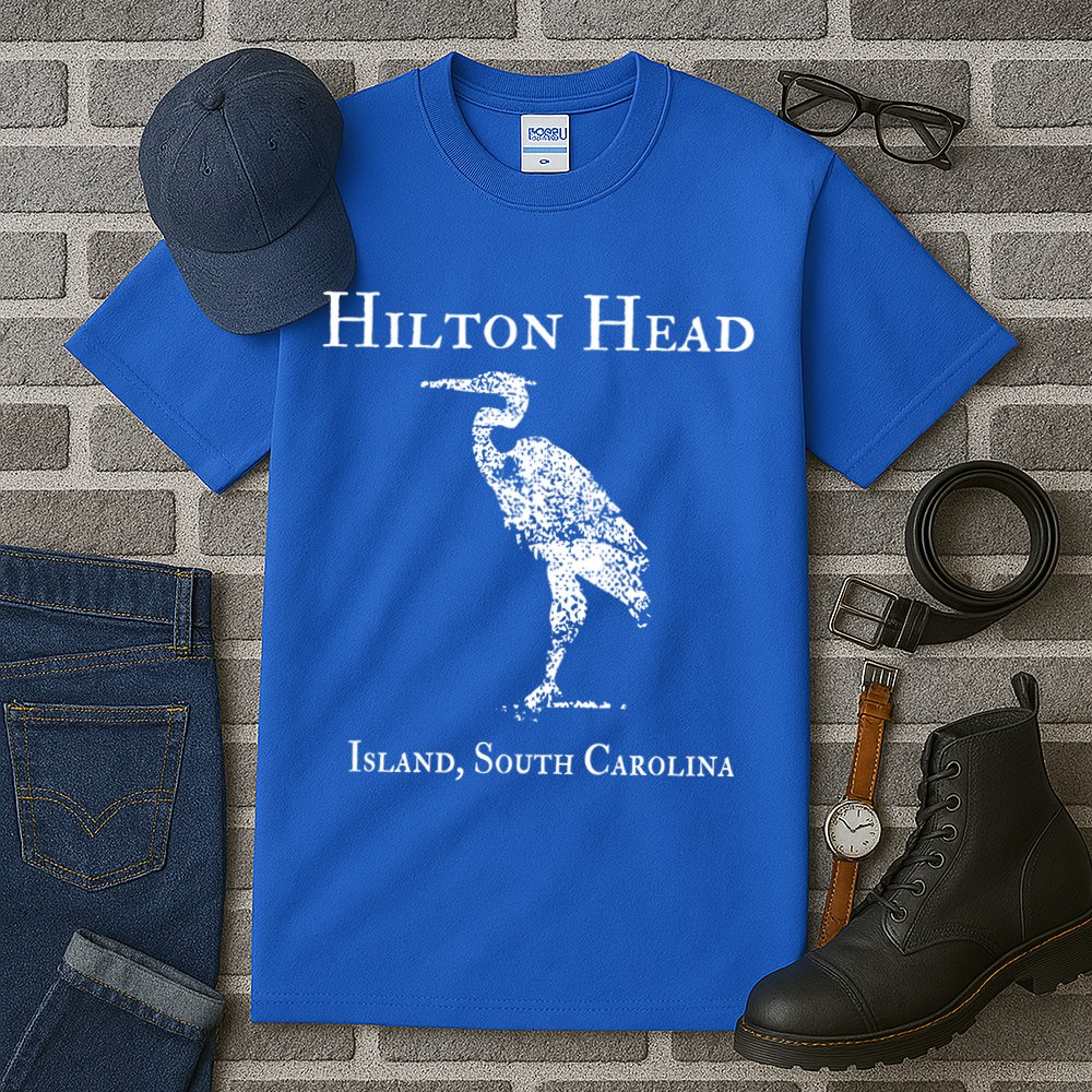Hilton Head Island Crane Family Vacation Gift Tall T-Shirt
