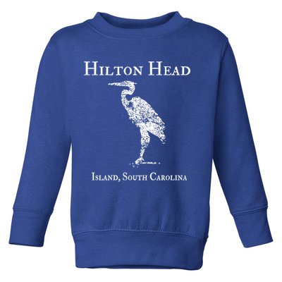 Hilton Head Island Crane Family Vacation Gift Toddler Sweatshirt