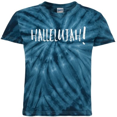 Hallelujah He Is Risen Easter Christian Hosanna Praise Jesus Kids Tie-Dye T-Shirt