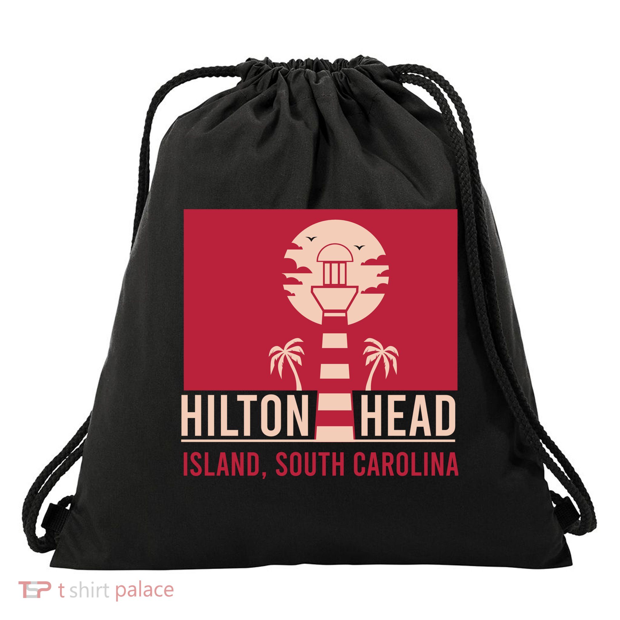 Hilton Head Island Drawstring Bag