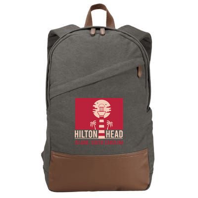 Hilton Head Island Cotton Canvas Backpack