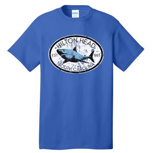 Hilton Head Island South Carolina Fishing Shark Fish Beach Tall T-Shirt