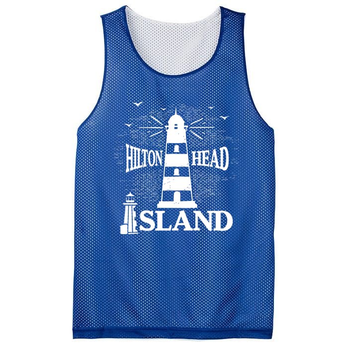 Hilton Head Island South Carolina Family Vacation Gift Mesh Reversible Basketball Jersey Tank