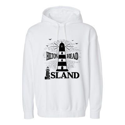 Hilton Head Island South Carolina Family Vacation Gift Garment-Dyed Fleece Hoodie