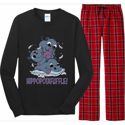 Hippoptafuffle! Long Sleeve Pajama Set