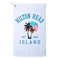 Hilton Head Island South Carolina Beach Palm Trees Summer Golf Towel