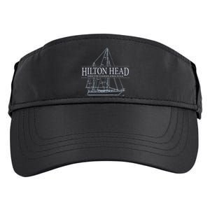 Hilton Head Island South Carolina Sailing Adult Drive Performance Visor